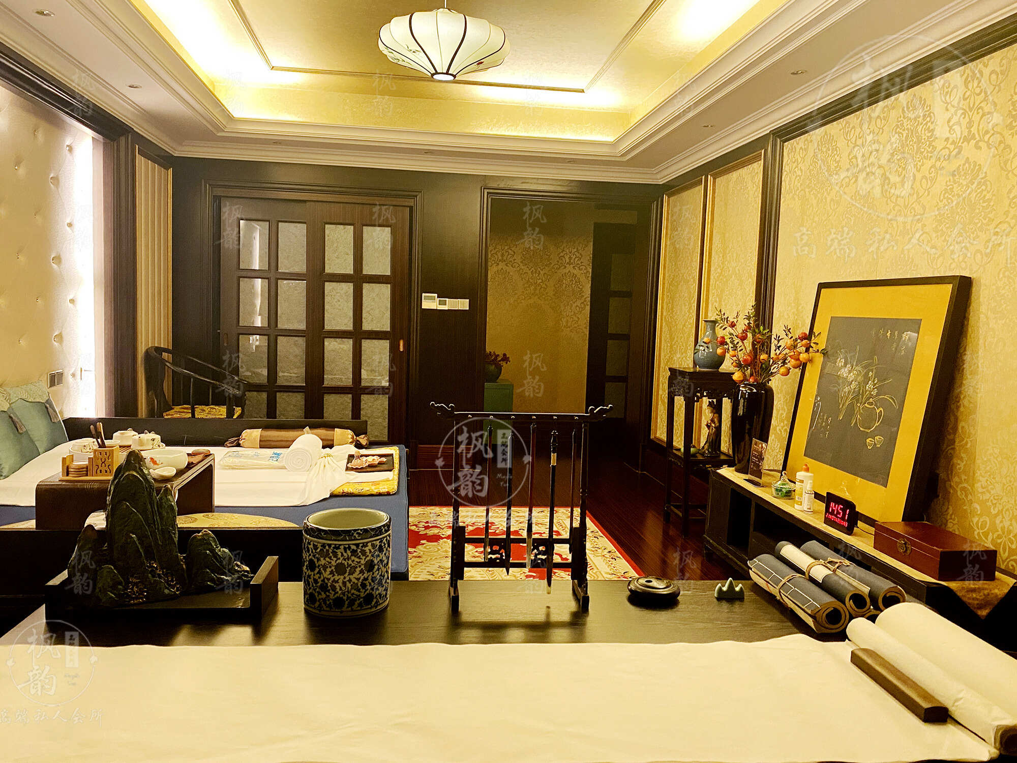潍坊广州宝安区大型会馆,店内装修的很好,服务态度也好