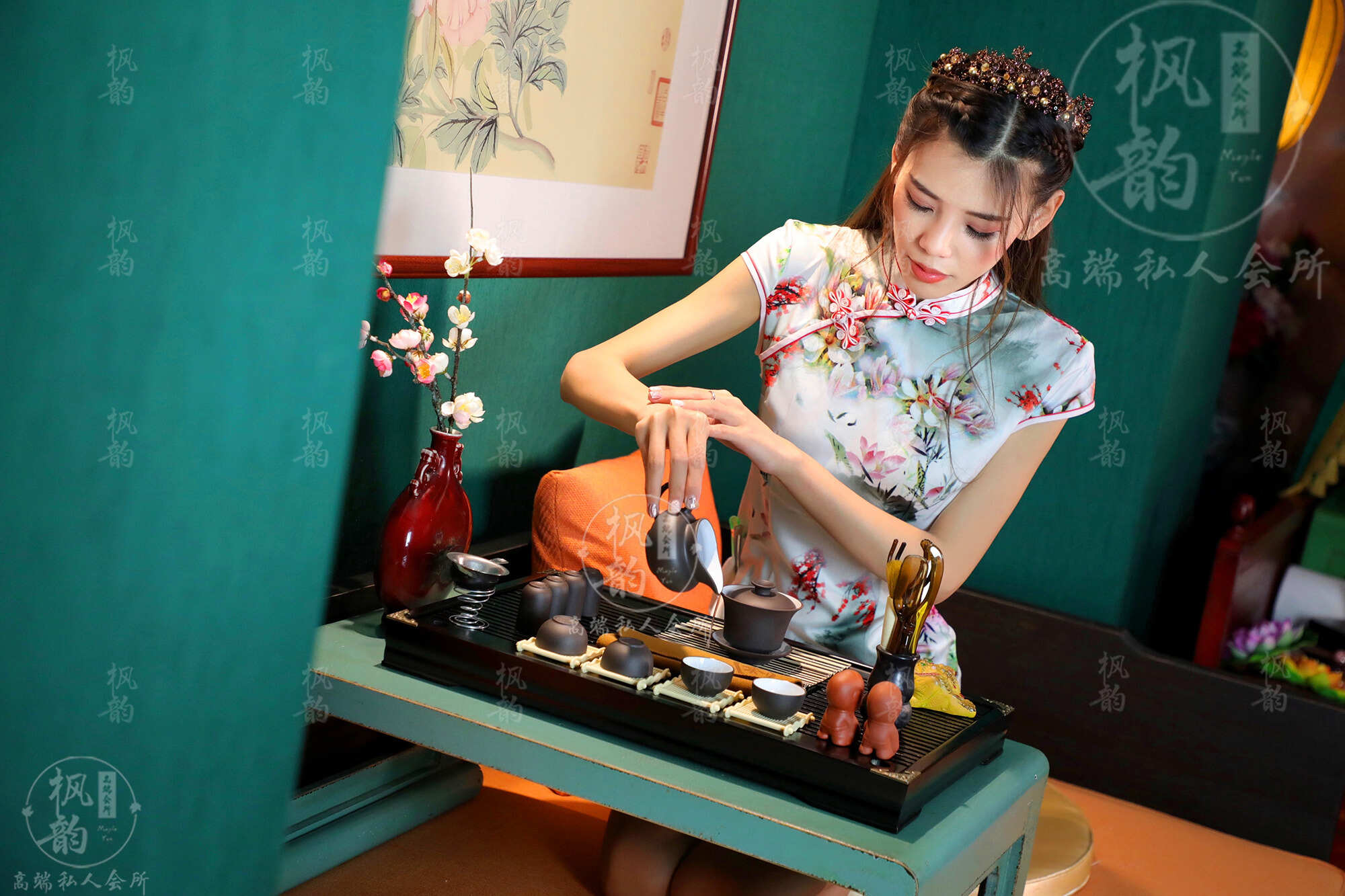 潍坊同学推荐的上海天花板spa会馆实体店,会馆环境古色古香,人也很亲切很可爱哦